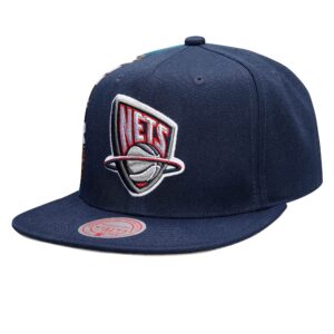Mitchell & Ness Slam Side Cropped Snapback HWC New Jersey Nets Kenyon Martin Casquette de baseball Bleu 761191