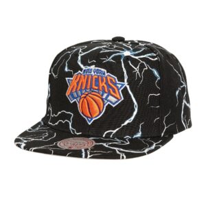 Casquette de baseball Mitchell & Ness Storm Season Snapback New York Knicks noir 765759