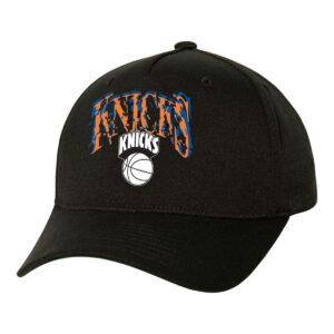 Casquette de baseball Mitchell & Ness Suga Glitch Stretch Snapback New York Knicks noir 765763