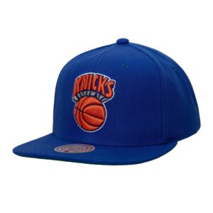 Casquette Mitchell & Ness Team Ground 2.0 Snapback HWC New York Knicks Bleu 766835