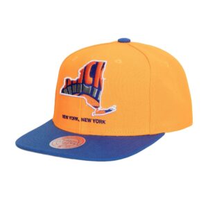 Casquette Mitchell & Ness Team Insider Snapback HWC New York Knicks Orange 766726
