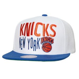 Mitchell & Ness Toss Up Snapback HWC New York Knicks Casquette de baseball Blanc 765639