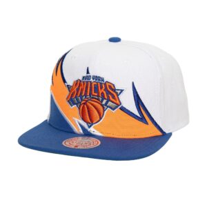 Casquette de baseball Mitchell & Ness Waverunner Snapback New York Knicks blanc 765635