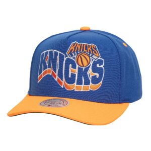 Casquette de baseball Mitchell & Ness Wavy Pro Snapback New York Knicks Blanc 765545