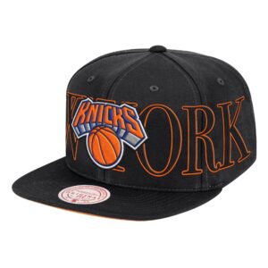 Casquette de baseball Mitchell & Ness Winner Circle Snapback New York Knicks noir 766954