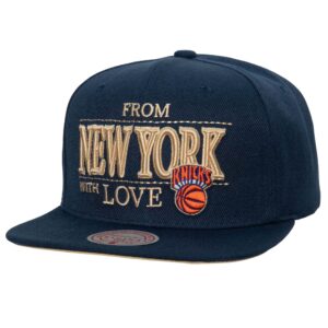 Mitchell & Ness With Love Snapback HWC New York Knicks Casquette de baseball Bleu 766972