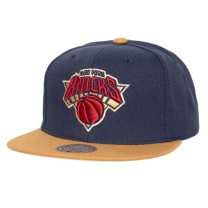 Mitchell & Ness Work It Snapback New York Knicks Casquette de baseball Bleu 765552