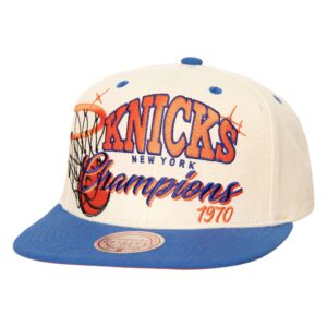 Casquette de baseball Mitchell & Ness x Melody Ehsani Champions Snapback New York Knicks Beige 766993