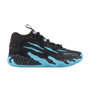 Baskets Puma MB.03 Jr Bleu Hive Gris 379293 01