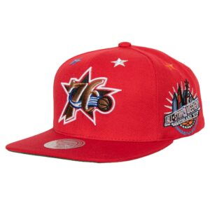 Casquette de baseball Mitchell & Ness 97 Top Star Snapback HWC Philadelphia 76ers rouge 770266