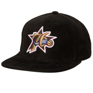 Casquette Mitchell & Ness All Directions Snapback HWC Philadelphia 76ers Noir 770223