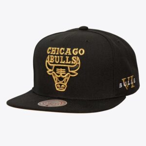 Mitchell & Ness Casquette Snapback Chicago Bulls Core VI OG Noir 772299