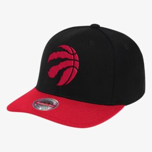 Casquette de baseball Mitchell & Ness noir rouge Toronto Raptors bicolore HWC Snapback Hat noir 771953