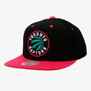 Mitchell & Ness Casquette Snapback 2 tons noire Toronto Raptors Santa Ana Noir 771925
