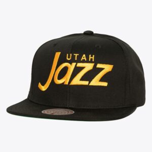 Mitchell & Ness Casquette Snapback Utah Jazz NBA 90's Draft Day Noir 772030