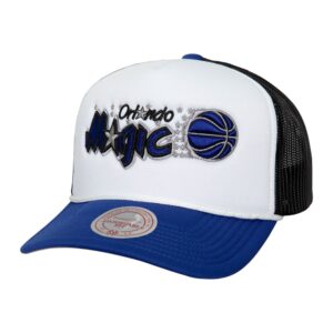 Mitchell & Ness Blocker Trucker HWC Orlando Magic Casquette de baseball Blanc 768694