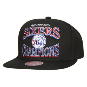 Mitchell & Ness Champions Era Snapback HWC Philadelphia 76ers Casquette Rouge 769925