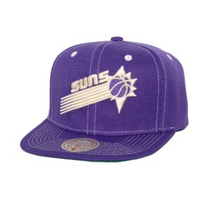 Casquette de baseball Mitchell & Ness Contrast Natural Snapback HWC Phoenix Suns Violet 770667