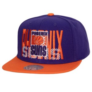 Casquette de baseball Mitchell & Ness Cross Check Snapback HWC Phoenix Suns Violet 770646