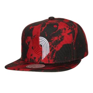 Mitchell & Ness Down For All Snapback HWC Portland Trail Blazers Casquette Noir 770795