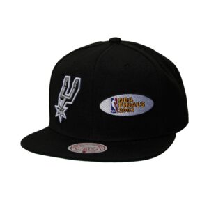 Casquette de baseball Mitchell & Ness Dual Whammy Snapback San Antonio Spurs Noir 771238