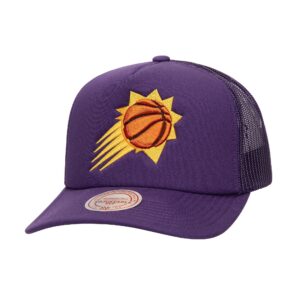 Casquette de baseball Mitchell & Ness Evergreen Trucker Snapback Phoenix Suns Violet 770489