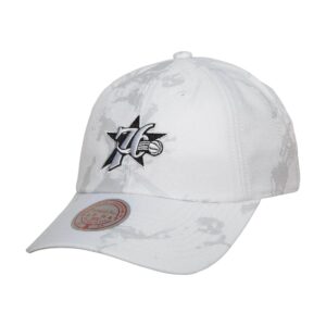 Casquette de baseball Mitchell & Ness Free Slice Strapback HWC Philadelphia 76ers Blanc 770427