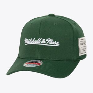 Mitchell & Ness Green Comfy Core Stretch Snapback Chapeau Vert 772426