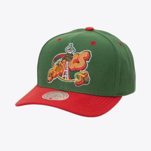 Mitchell & Ness Green Seattle SuperSonics Hardwood Classics All In 2.0 Pro Crown Snapback Hat Vert 771463