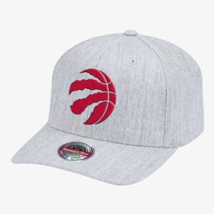 Casquette Snapback classique de l'équipe des Raptors de Toronto gris chiné Mitchell & Ness gris 772012