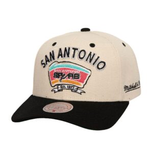 Casquette Mitchell & Ness Legacy Defined Pro Snapback HWC San Antonio Spurs Beige 771198