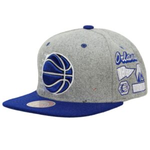Mitchell & Ness Melton Patch Snapback HWC Orlando Magic Casquette Gris 769100