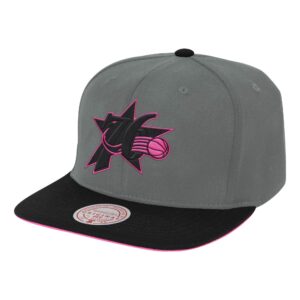 Casquette de baseball Mitchell & Ness Neon Lights Snapback HWC Philadelphia 76ers Gris 770311