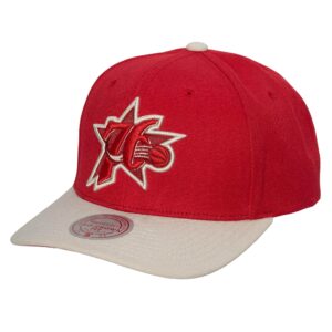 Casquette Mitchell & Ness Off Team Snapback HWC Philadelphia 76ers Rouge 770278