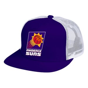 Mitchell & Ness Off The Backboard Trucker Snapback HWC Phoenix Suns Casquette Violet/Blanc 770776