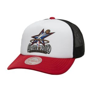 Casquette de baseball Mitchell & Ness Party Time Trucker Snapback HWC Philadelphia 76ers noir 770457