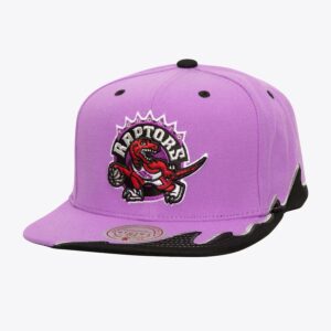 Mitchell & Ness Violet Toronto Raptors Hardwood Classics Rising Tide OG Snapback Chapeau Violet 771957