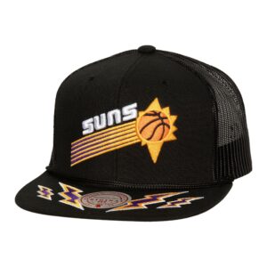 Casquette de baseball Mitchell & Ness Recharge Trucker HWC Phoenix Suns noir 770724