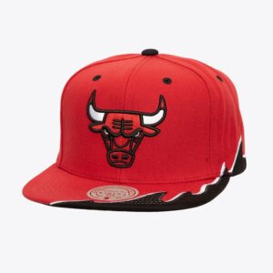 Mitchell & Ness Casquette Snapback Rouge Chicago Bulls Rising Tide OG Rouge 772284