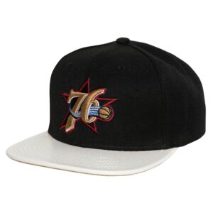 Casquette de baseball Mitchell & Ness SSBSTS Snapback HWC Philadelphia 76ers noir 770062