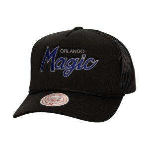 Mitchell & Ness Script Trucker HWC Orlando Magic Casquette de baseball Noir 769155