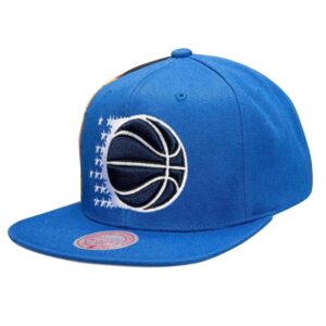 Mitchell & Ness Casquette snapback courte Slam Side HWC Orlando Magic Tracy McGrady Bleu 769143