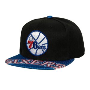 Mitchell & Ness Snapshot Snapback HWC Philadelphia 76ers Casquette Noir 769889