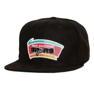 Casquette de baseball Mitchell & Ness Sweet Suede Snapback HWC San Antonio Spurs Noir 771169