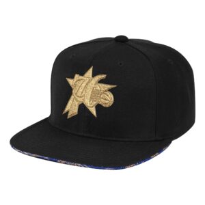 Casquette Mitchell & Ness True Luck Snapback HWC Philadelphia 76ers Noir 770182