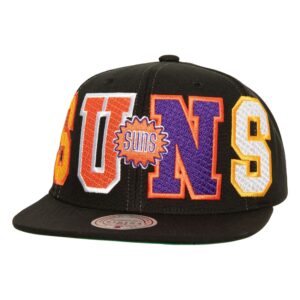 Casquette de baseball Mitchell & Ness Varsity Bust Snapback HWC Phoenix Suns Beige 770628