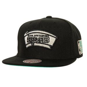 Mitchell & Ness Watch Me Shine Snapback HWC San Antonio Spurs Casquette de baseball Noir 771160