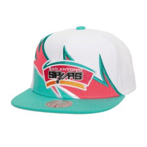 Casquette de baseball Mitchell & Ness Waverunner Snapback HWC San Antonio Spurs Blanc 771219