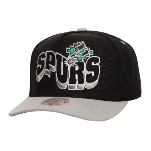 Casquette de baseball Mitchell & Ness Wavy Pro Snapback HWC San Antonio Spurs Gris 771165