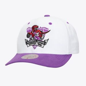 Mitchell & Ness Blanc Toronto Raptors Hardwood Classics Flipped Pro Snapback Chapeau Blanc 771986